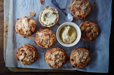 Impress guests with these mincemeat scones with brandy butter. They're not only incredibly easy to make – they're incredibly moreish, too. They're also a fun, different way to use mincemeat at Christmas.