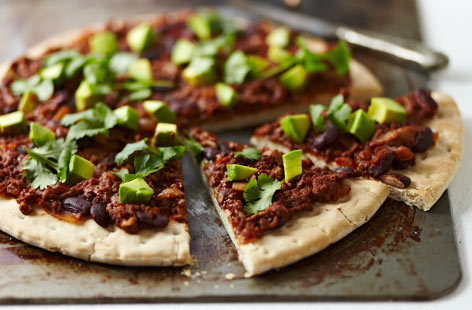 Spicy Mexican pizza recipe