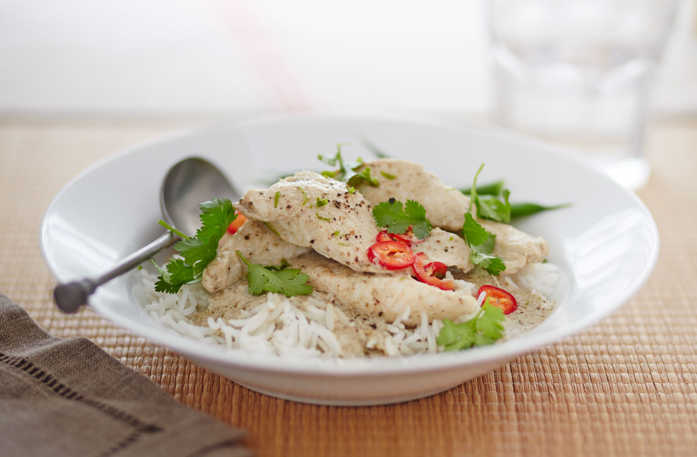 Quick Thai green curry recipe