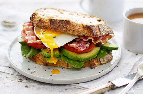 This delicious sandwich is packed with goodness to replenish the body with many of the essential nutrients you need to get yourself back on track after over-indulging the night before. This wonderfully-filled sandwich can be read