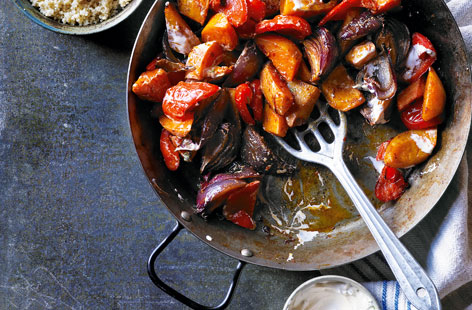 Harissa-roasted butternut squash recipe