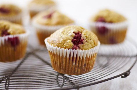 These fruity muffins are the perfect teatime bake or lunchbox snack. They're light, luscious and gluten-free, so suitable for coeliac diets. Bake a batch for the freezer and you'll always have a treat to hand!