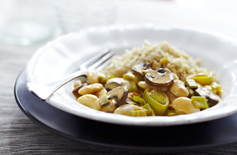 This veggie version of stroganoff uses leeks and butterbeans instead of beef and is a delicious alternative all of the family will enjoy.