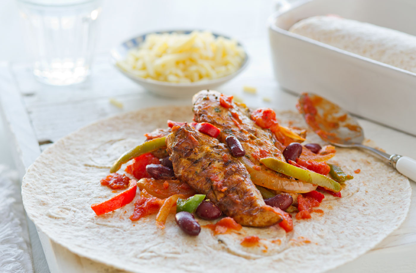 Healthy living enchiladas recipe