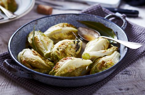Braised lettuce recipe