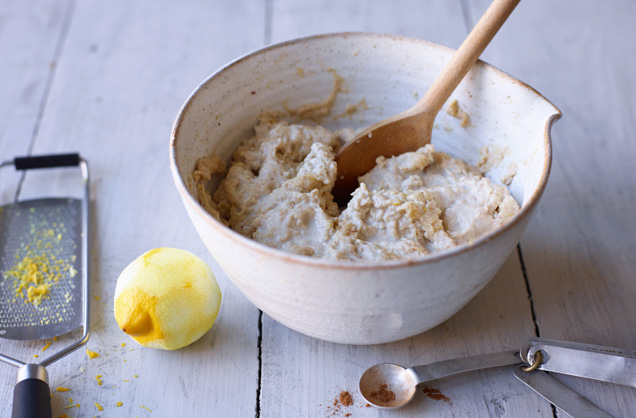 Mix the dough