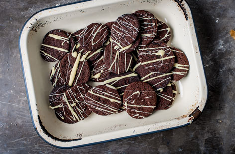 A special chocolate biscuit recipe that Vivek Singh has spiked with a hint of Indian spices to bring out all the complex notes in the cocoa.