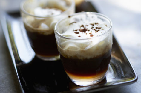As ideas go, drinking Irish whiskey and your favourite freshly brewed coffee through a thick layer of nutmeg-dusted whipped cream is pretty hard to beat. Sláinte!
