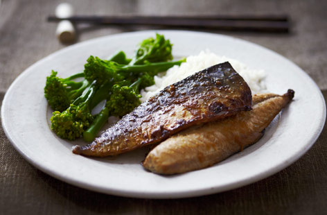 Grilled marinated mackerel recipe