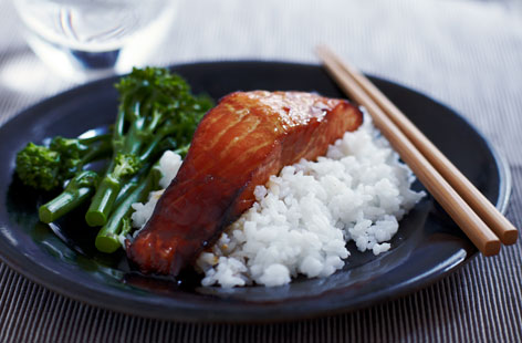 Teriyaki salmon recipe