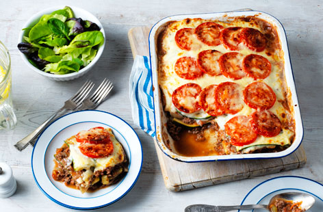 We've given this Italian classic a lighter twist by swapping pasta for courgettes – and it's just as delicious