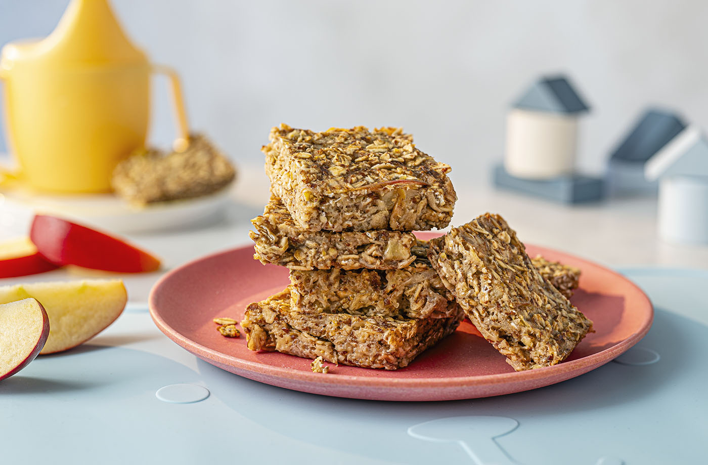 Microwave apple flapjack recipe