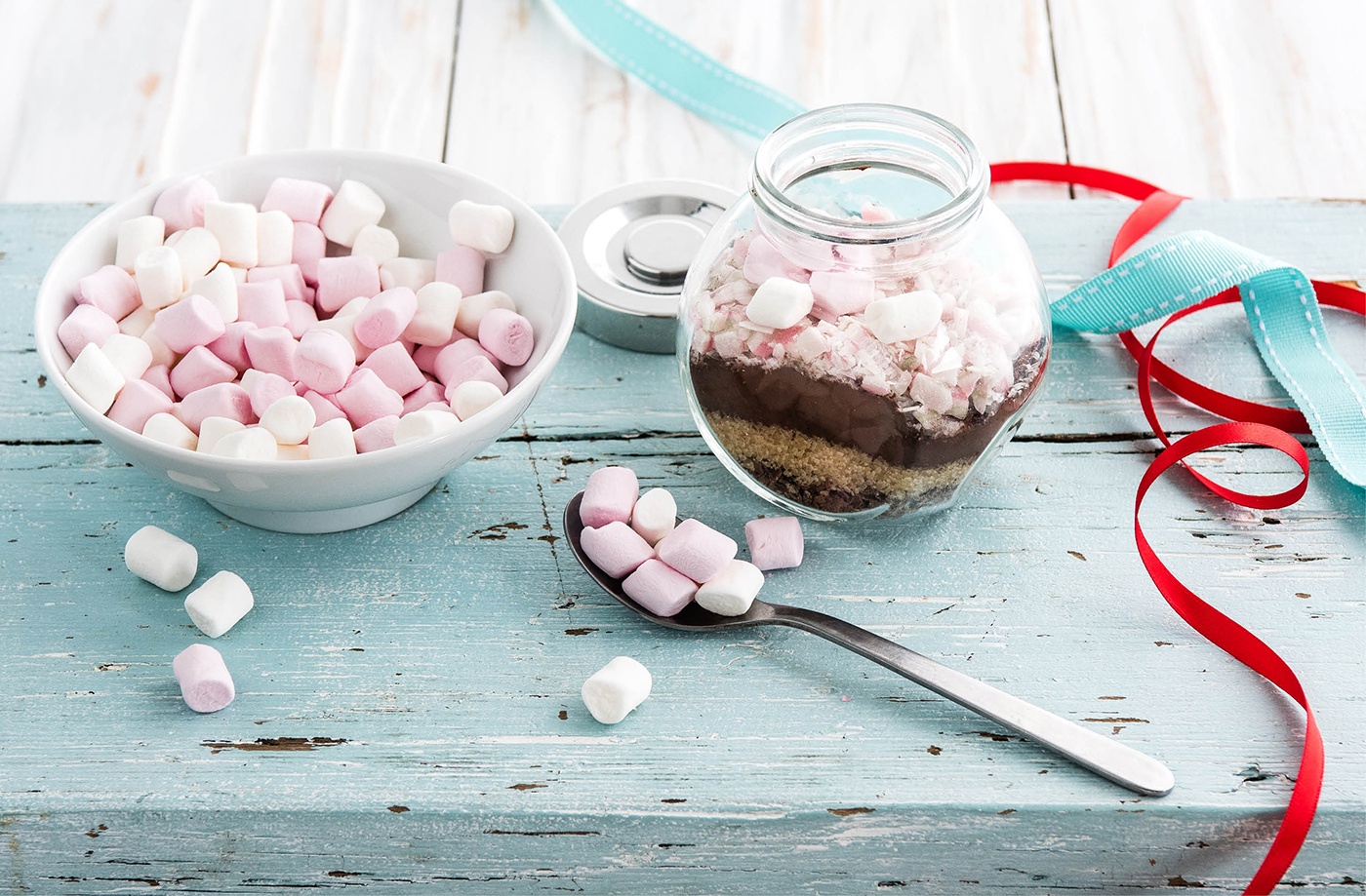 Fill with marshmallows and decorate