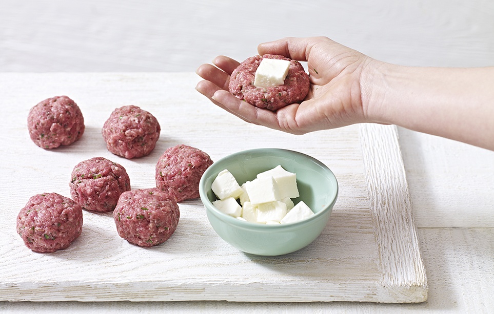 Cut the mozzarella into cubes