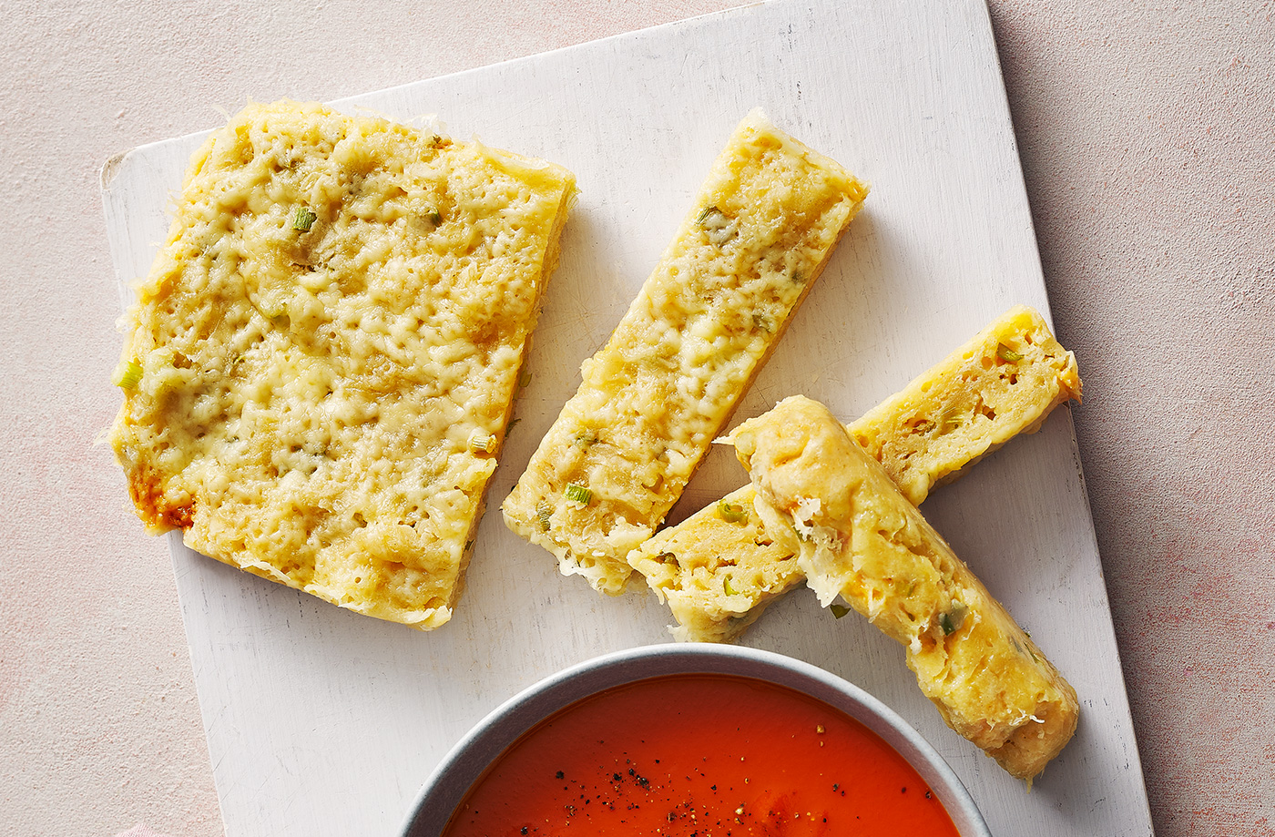 Cheese and onion microwave bread recipe