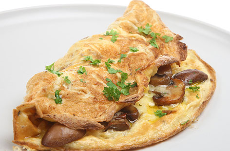 Mushroom omelette recipe