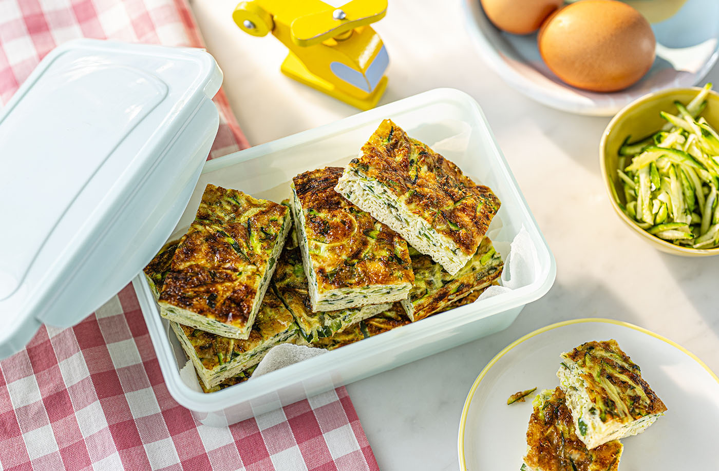 Omelette bites