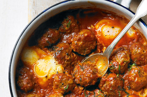 One pot Moroccan lamb with eggs recipe