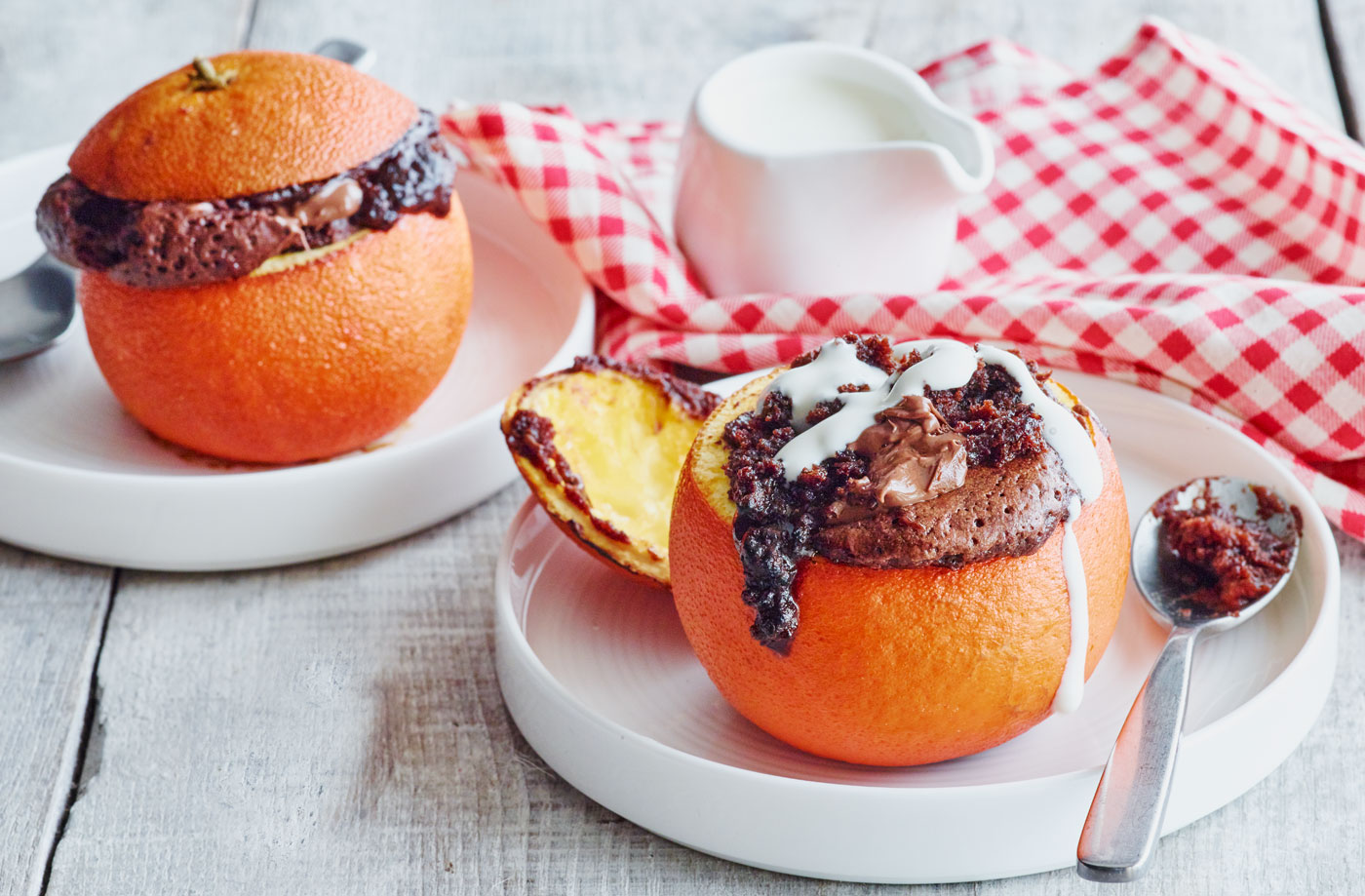Double-choc orange cup brownies recipe