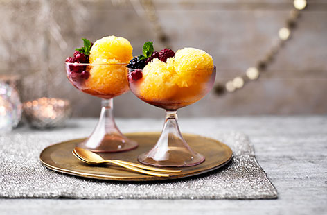 Make an alcoholic sorbet