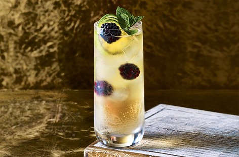 This white port and tonic could be your new favourite cocktail. It has a gorgeous mix of flavours – sweet blackberries, zingy lime and fresh mint – and is a great one to serve at Christmas. Cheers!