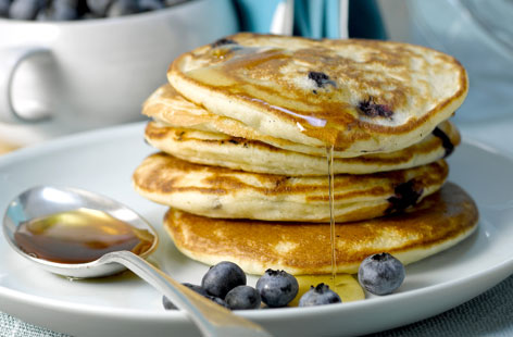 Blueberry pancakes recipe