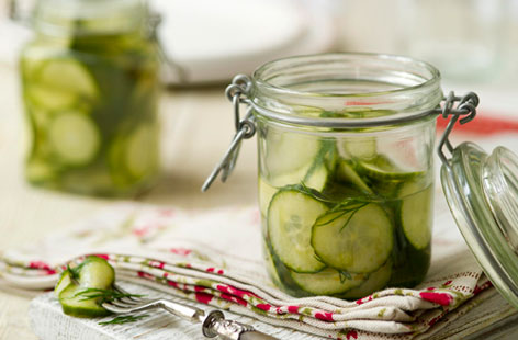 While it might seem like a culinary dark art, pickling can be painfully easy if you know what you're doing. This quick pickled cucumber recipe is about as simple as it gets: it takes 10 minutes to prep, 10 minutes to cook, and even less time to eat an entire jar.