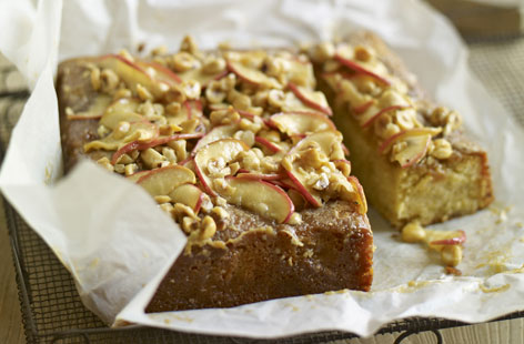 Pink Lady apple cake with hazelnut recipe