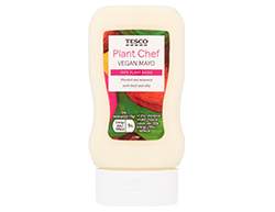Tesco Plant Chef vegan mayoBlended and seasoned until thick and silky
