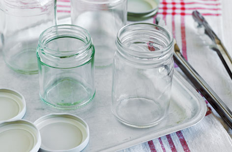 Sterilise the jars