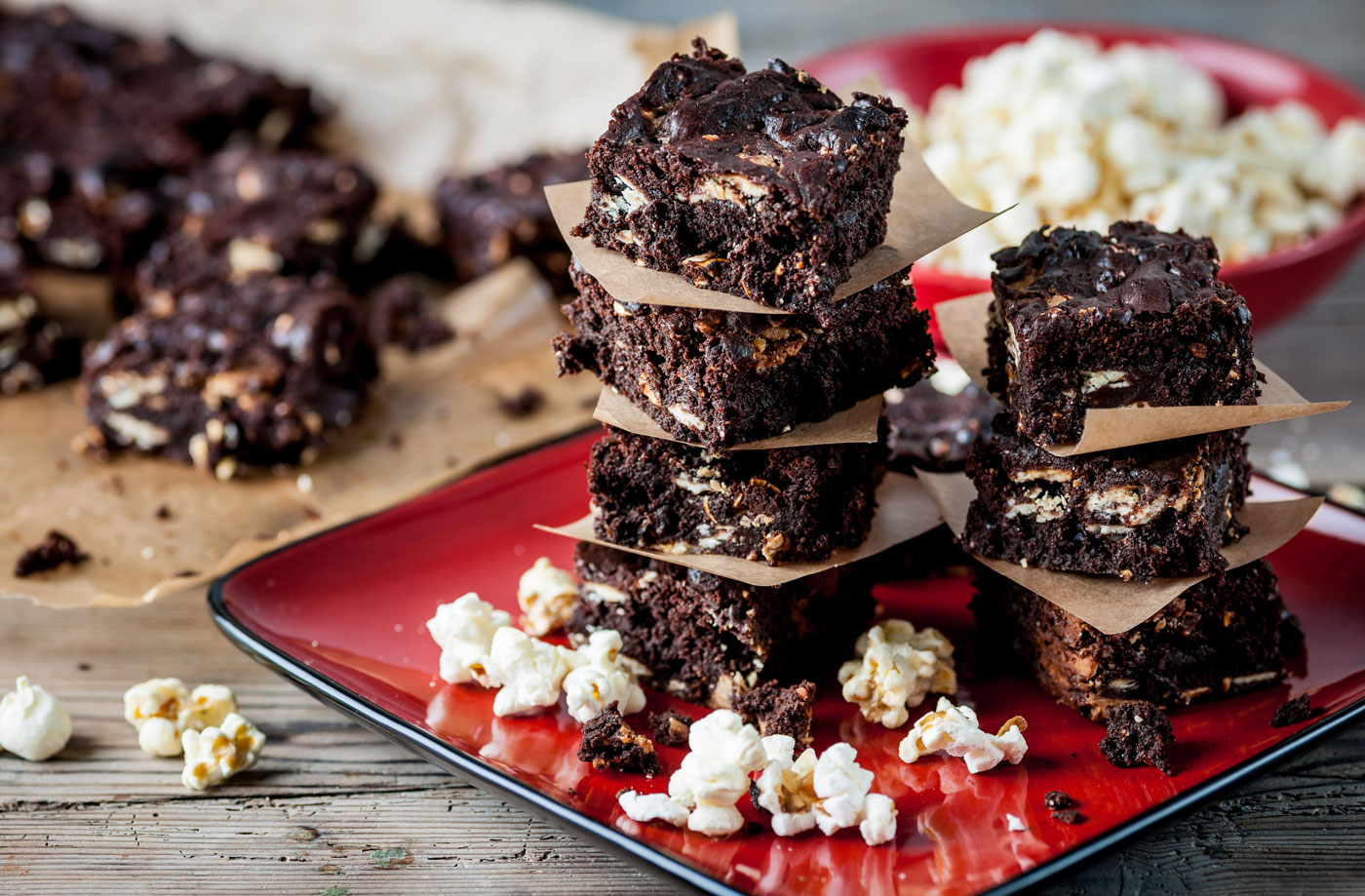 Shaun Rankin's popcorn brownies recipe