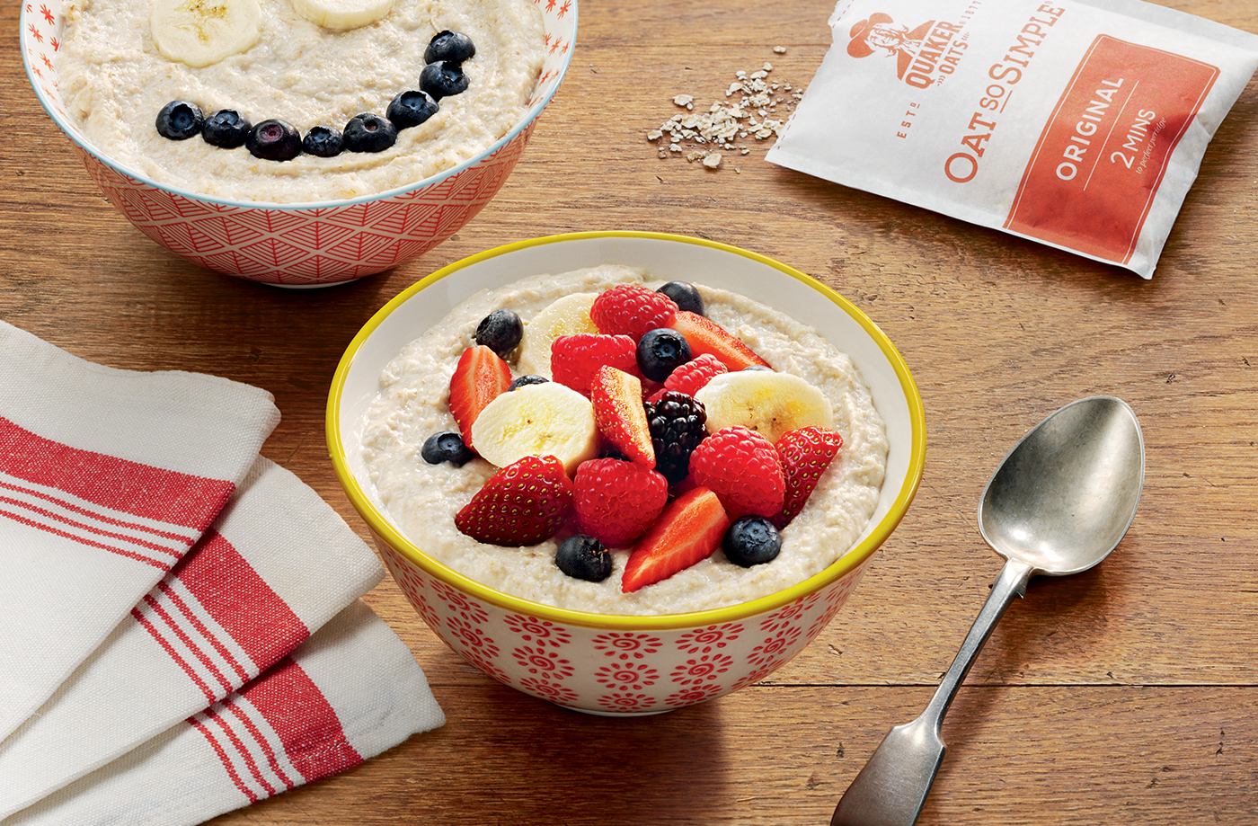Robyn's 'successful' school run porridge recipe