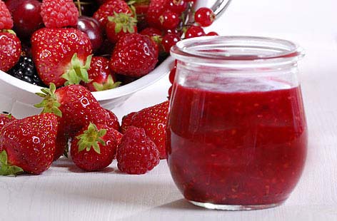 Quick fruit jam recipe
