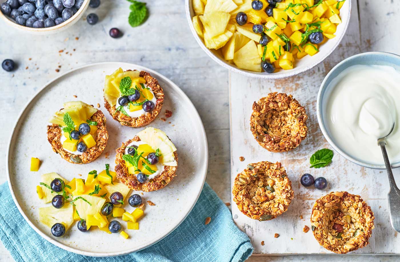 Easter nest granola bowls recipe