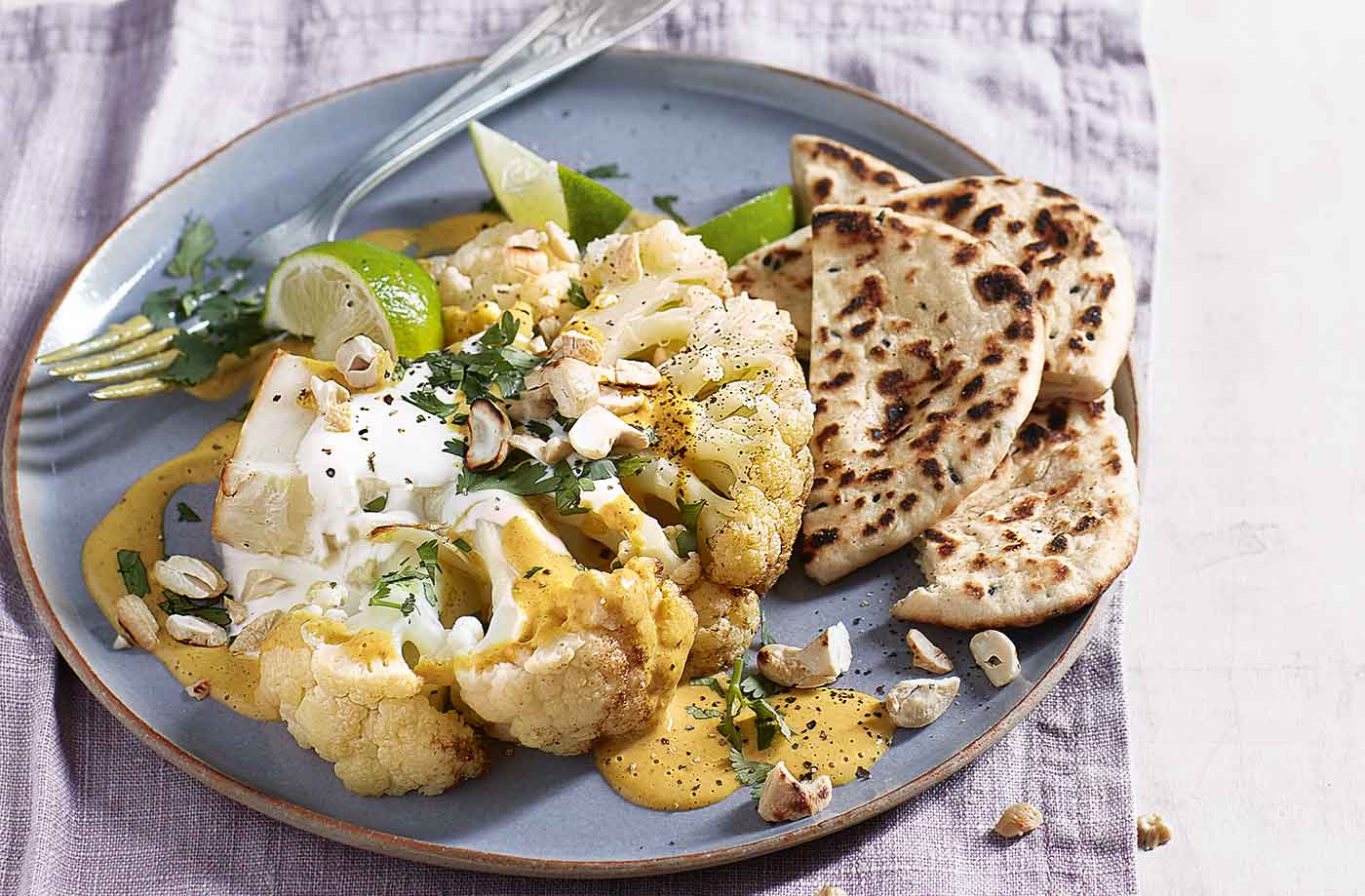 Whole roasted korma cauliflower  recipe