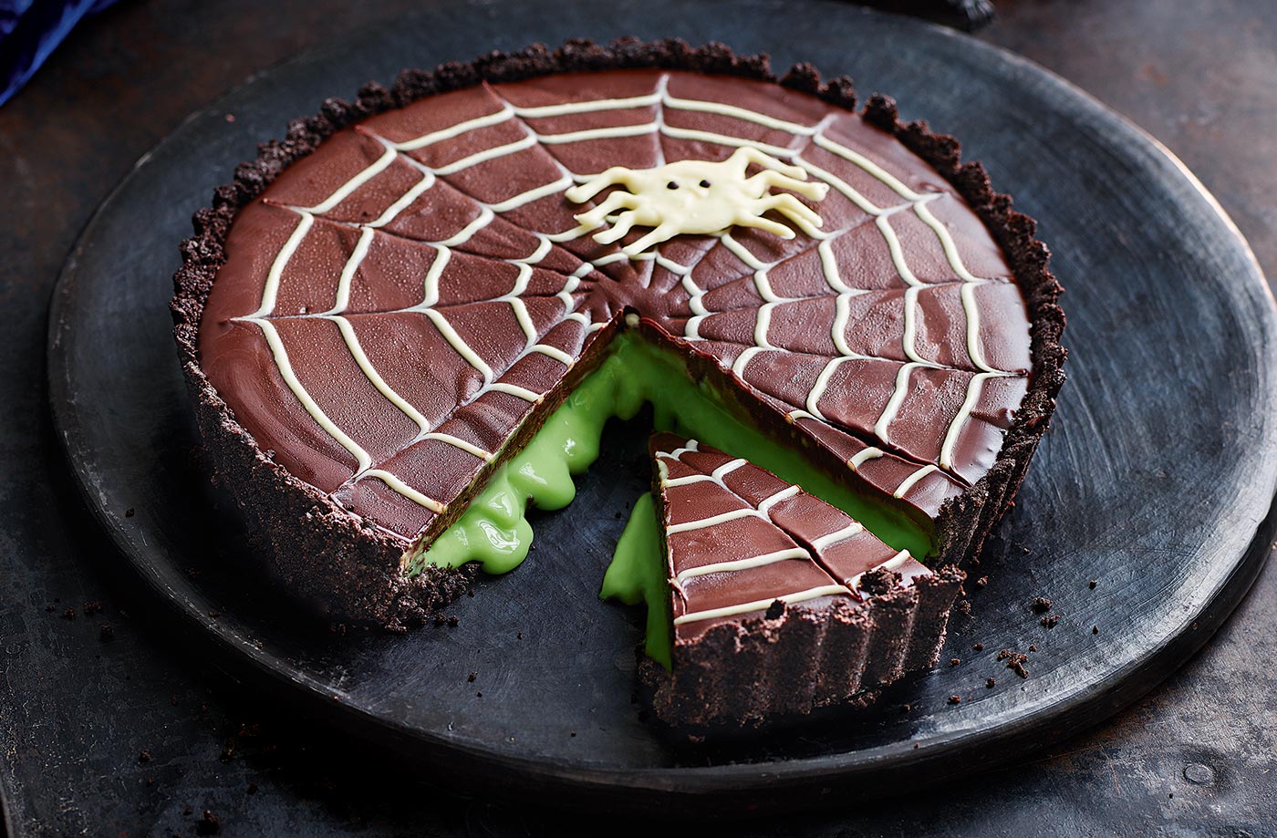 Vanessa’s ‘not so scary’ chocolate slime tart recipe