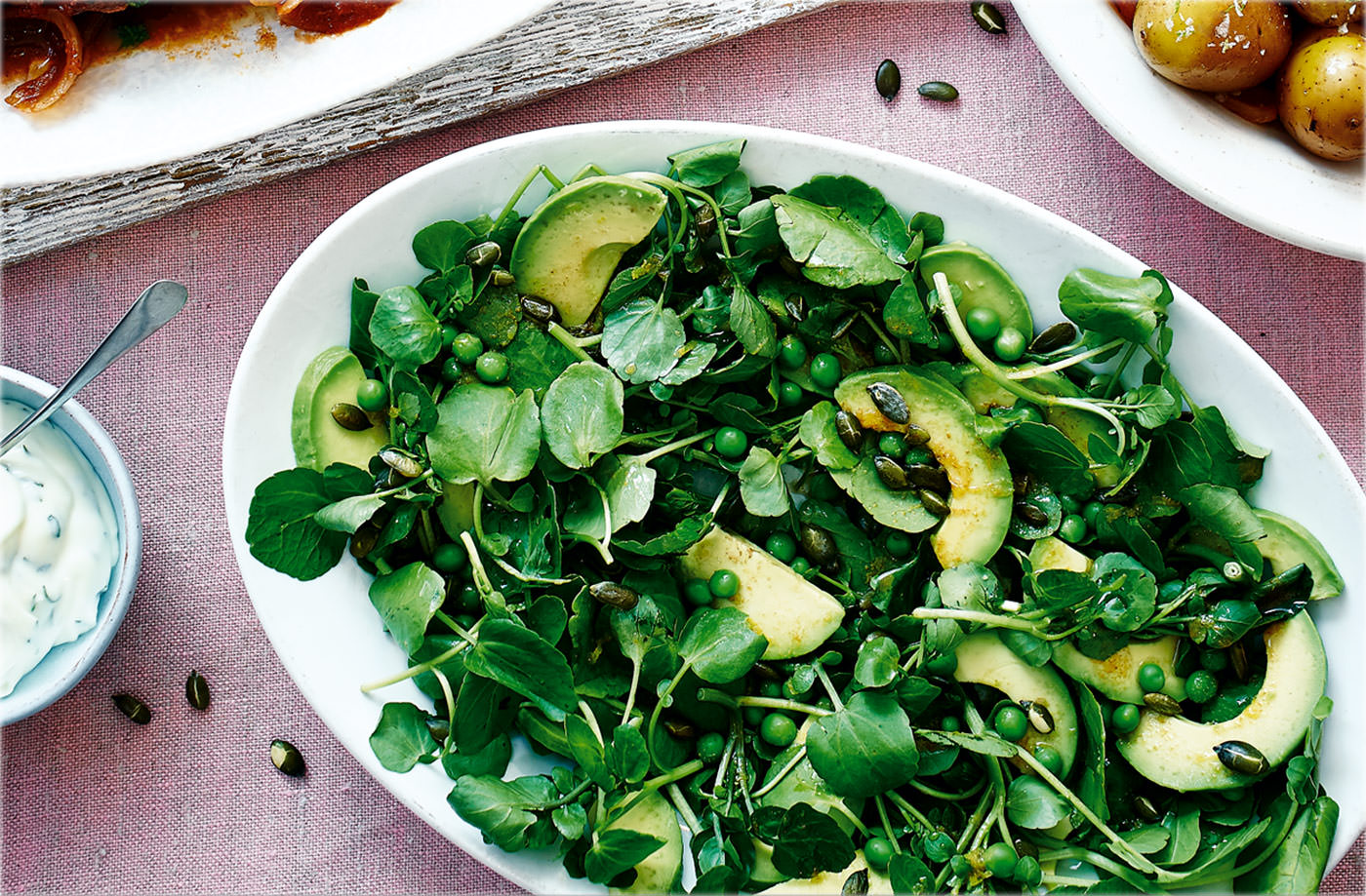 Avocado and pea salad recipe