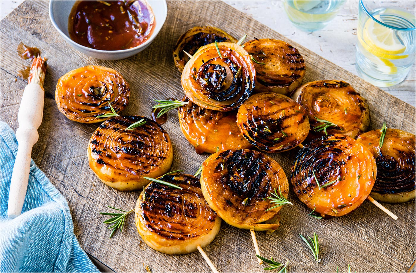 BBQ onion steaks recipe