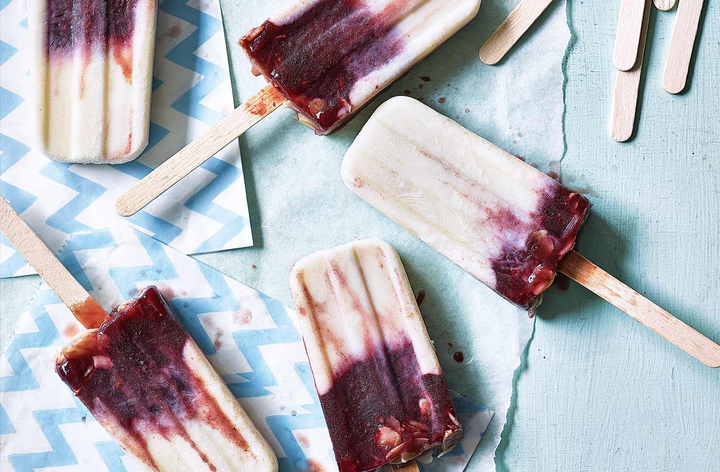 Bakewell lollies recipe