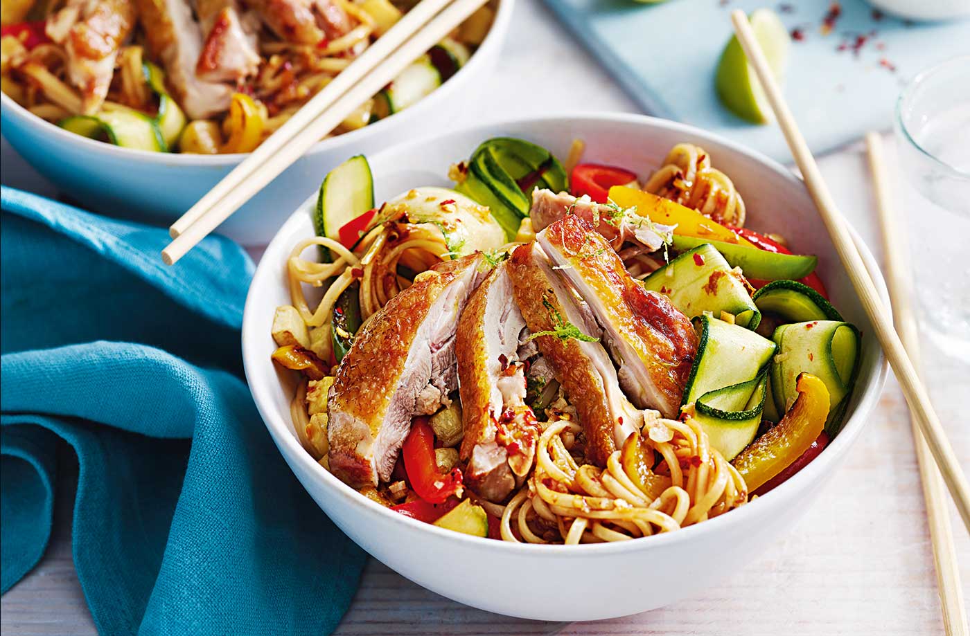 Bang bang chicken noodle stir-fry recipe