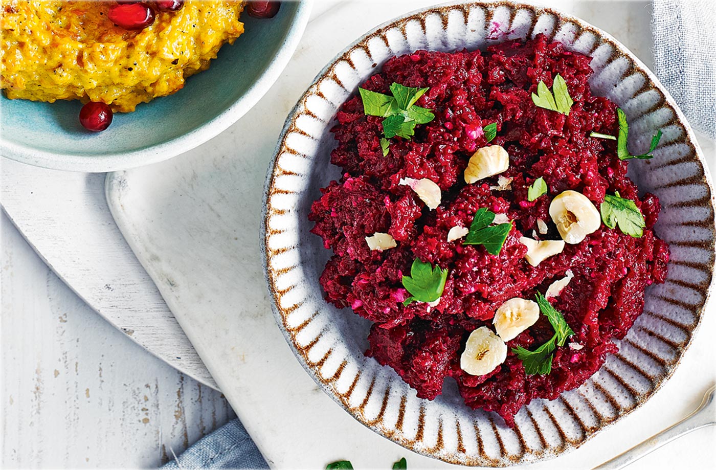 Beetroot, cumin and feta dip recipe
