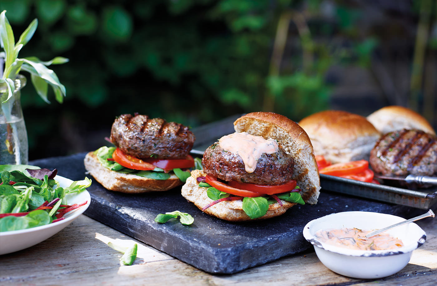 Beef and mushroom burger recipe