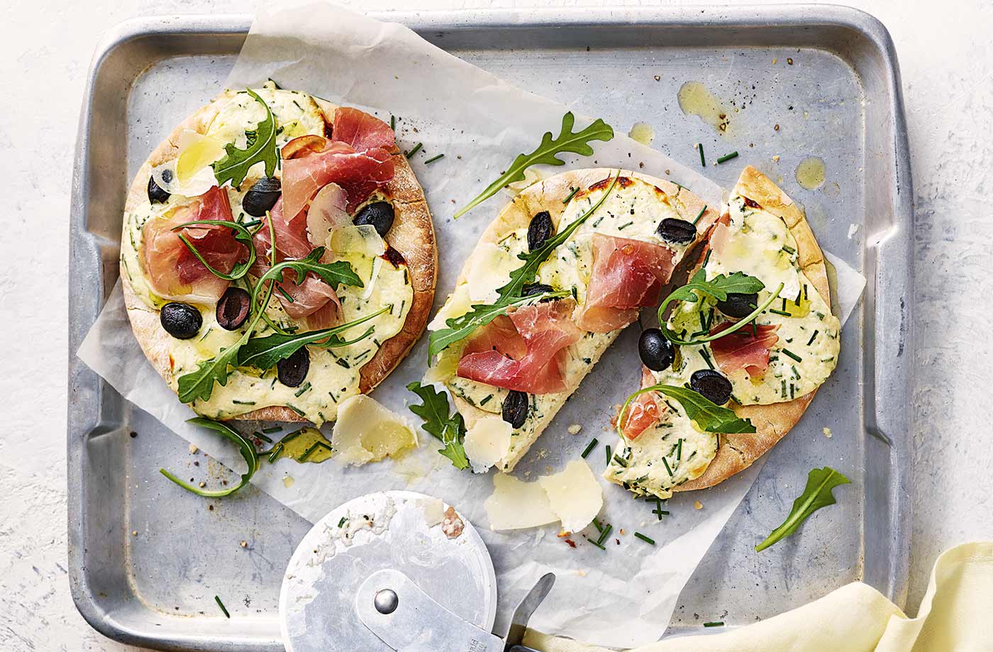 Cheat's white pizza recipe