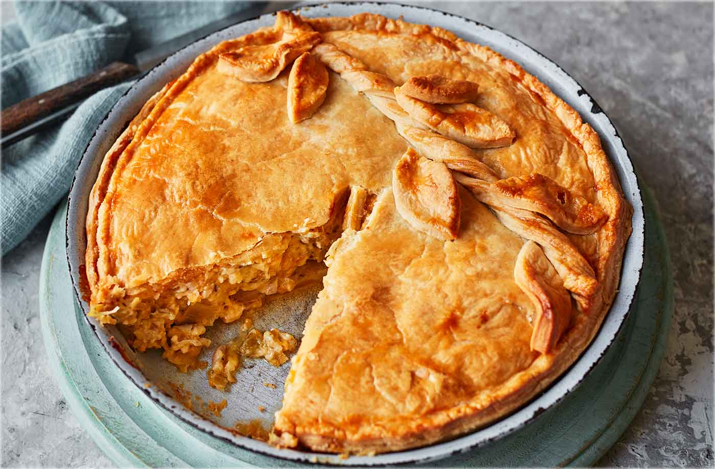 Ultimate cheese and onion pie recipe