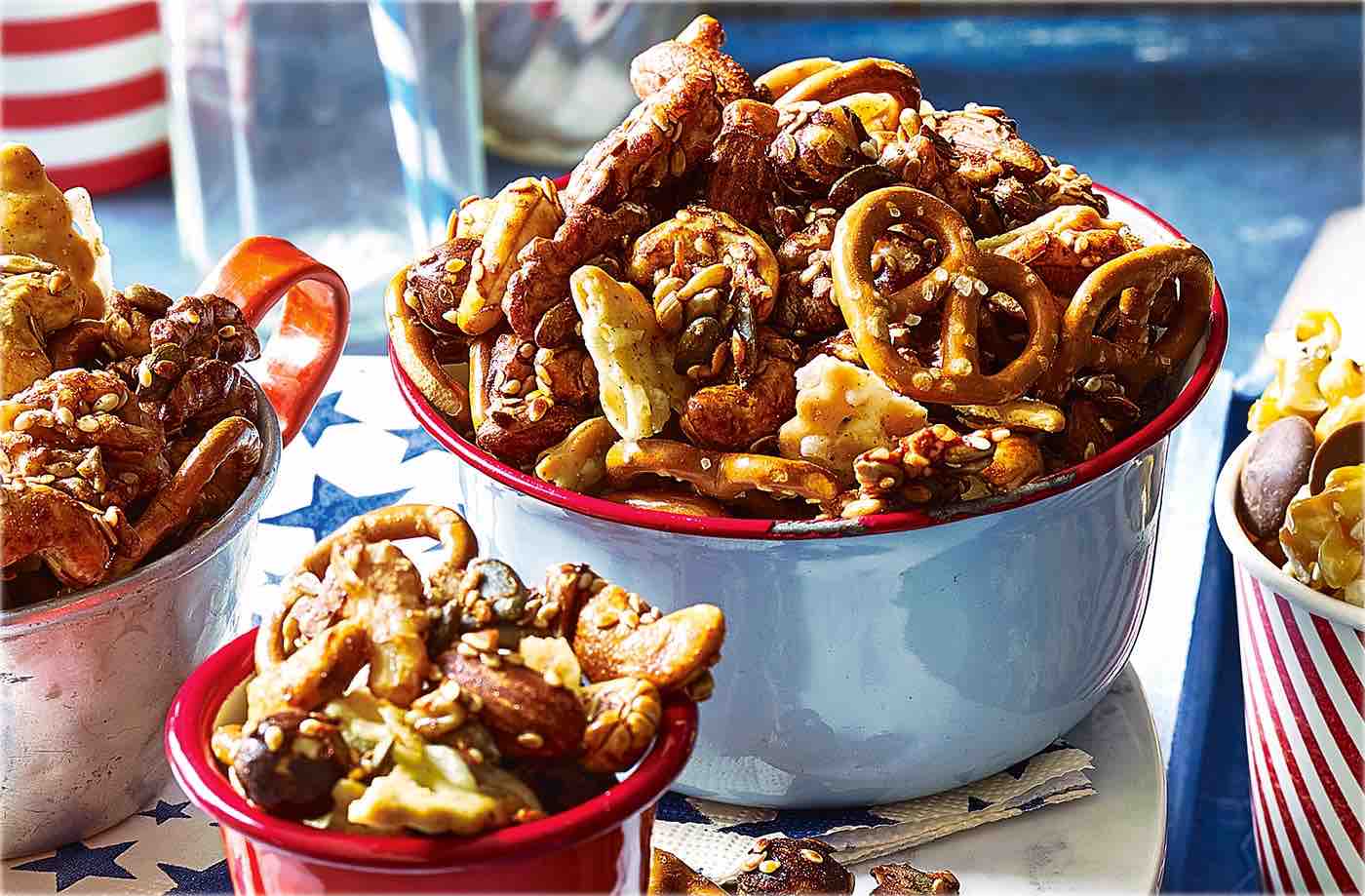 Cheesy trail mix recipe