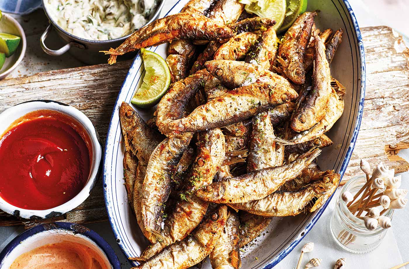 Chilli and lime whitebait recipe