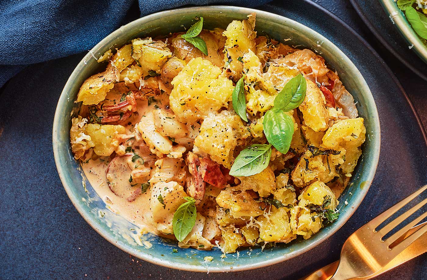 Cod and chorizo fish pies recipe