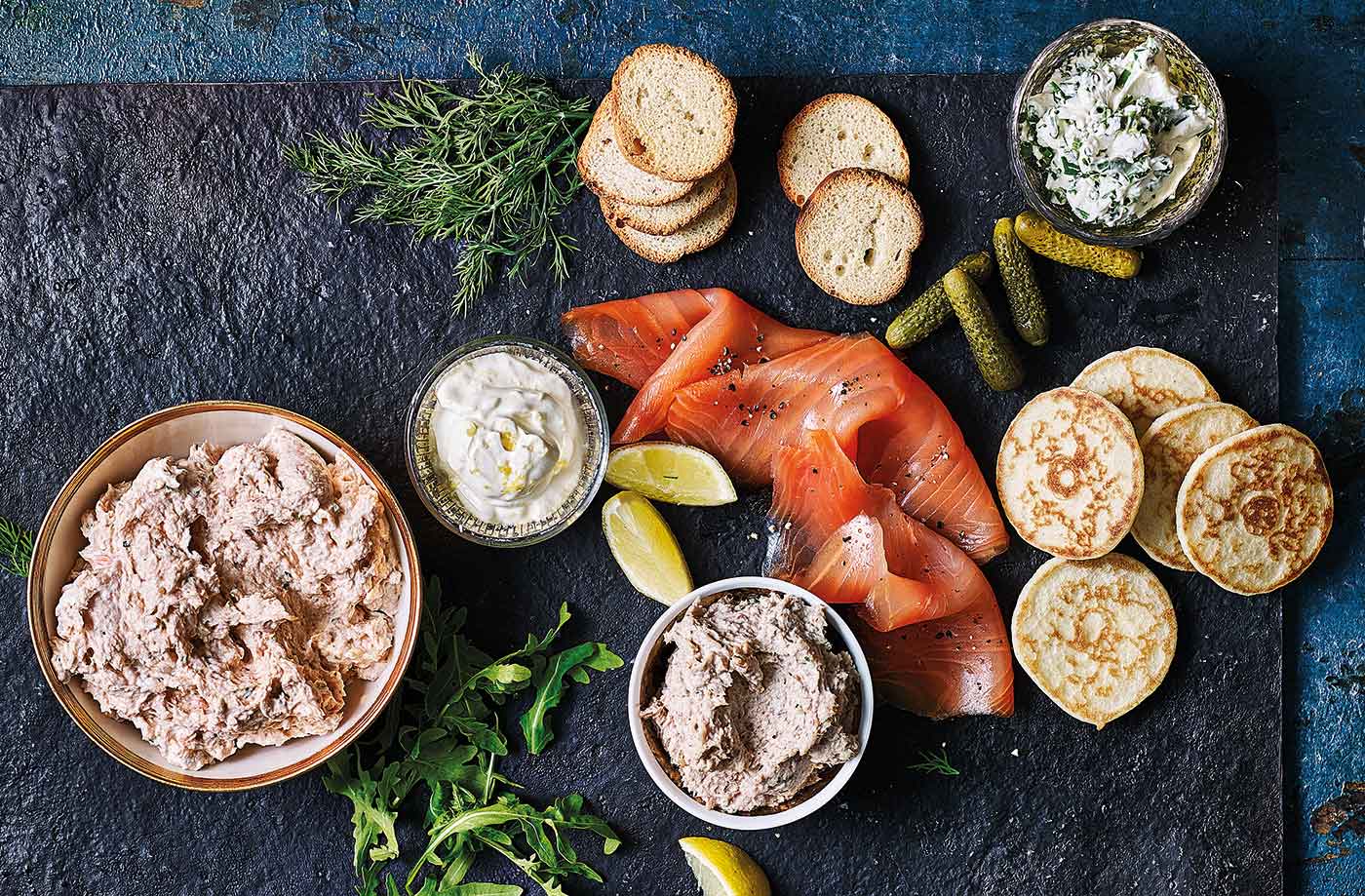 'DIY' blinis platter recipe