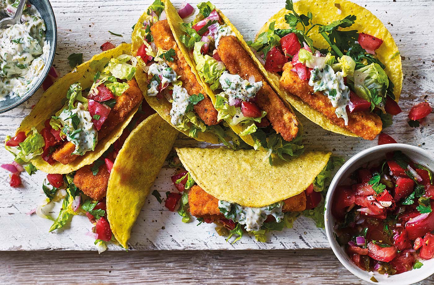 Fish finger tacos recipe