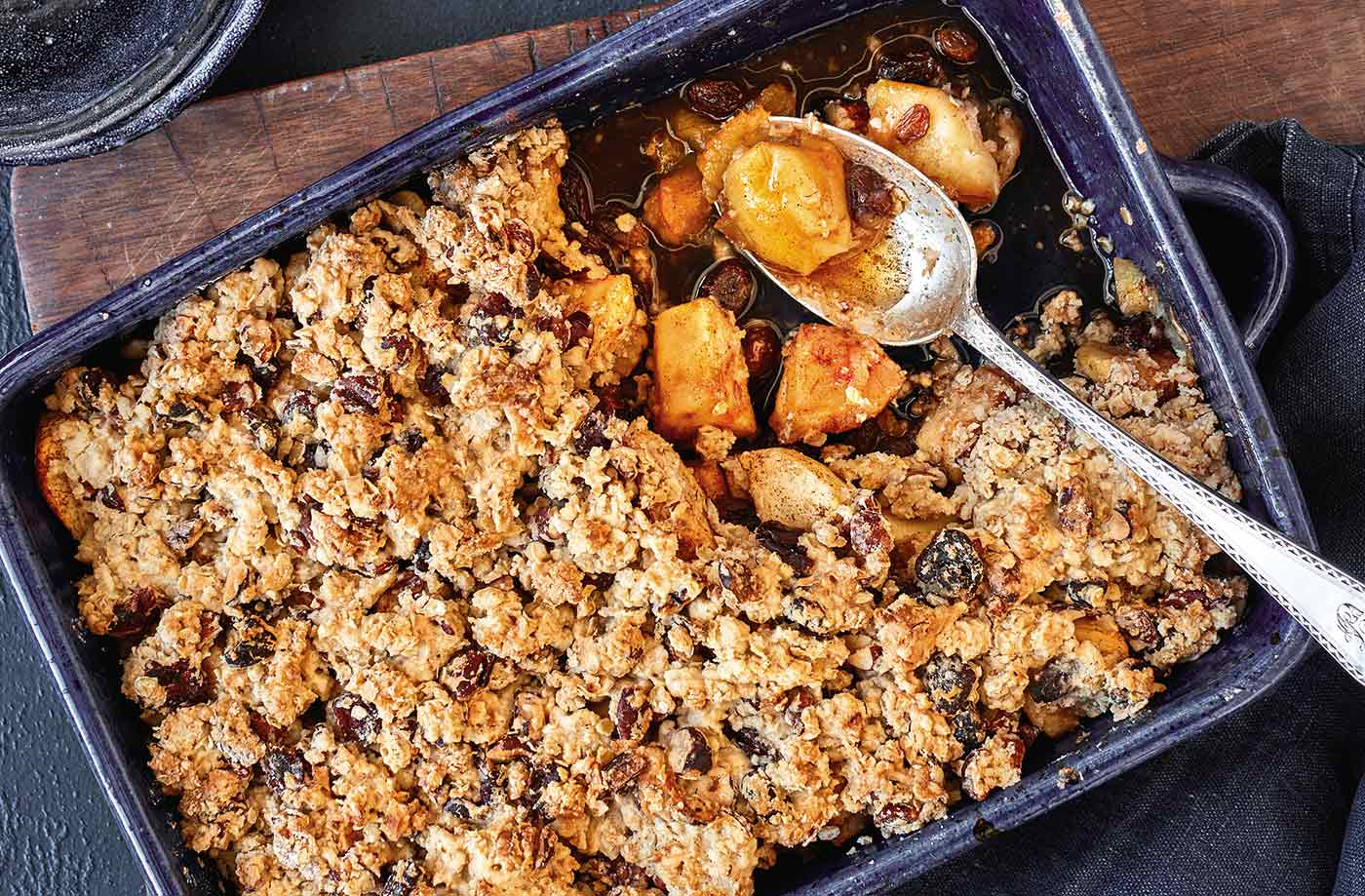 Free-from apple crumble recipe